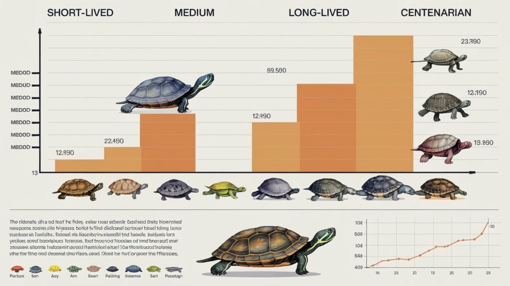 average lifespan of different turtle species